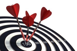 ein Dart-Spiel